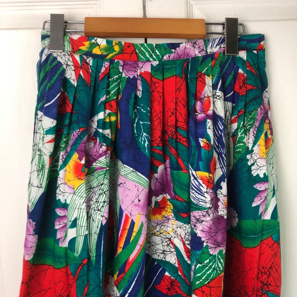Retro Floral Skirt